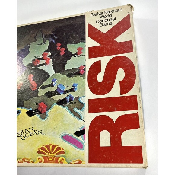 Vintage 1980 RISK World Conquest Parker Brothers Board Game Complete - Picture 16 of 16